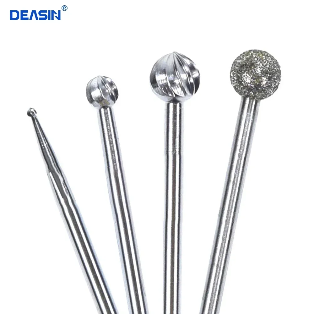 45mm / 70mm Dentals Implants sSurgical Low Speed straight Handpiece Contra Angle SG Diamond Burs HP Drill Bur Dia.2.35mm DEASIN