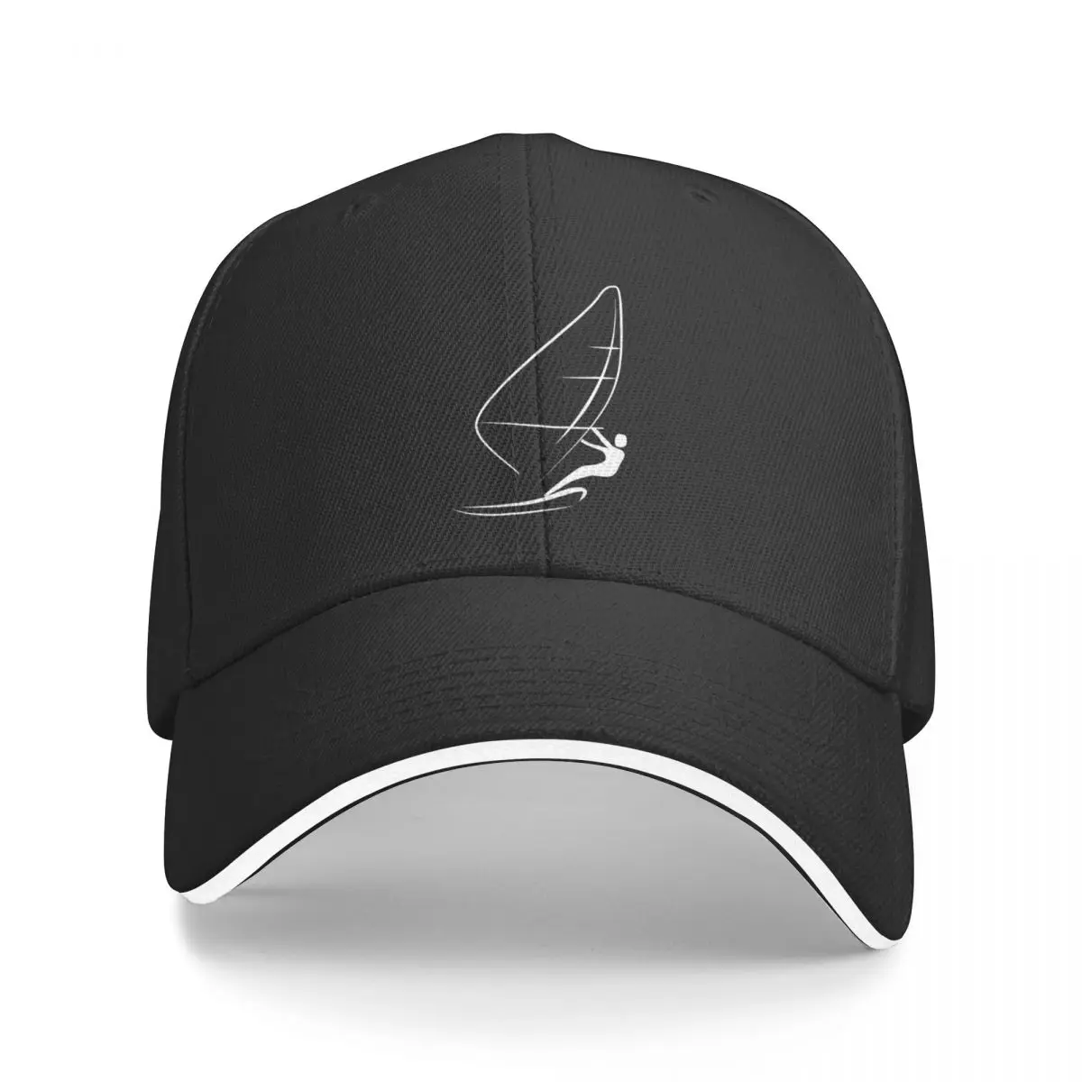 

Minimalist Windsurfing Design Baseball Cap fishing hat Hat Man For The Sun Caps Women Men's