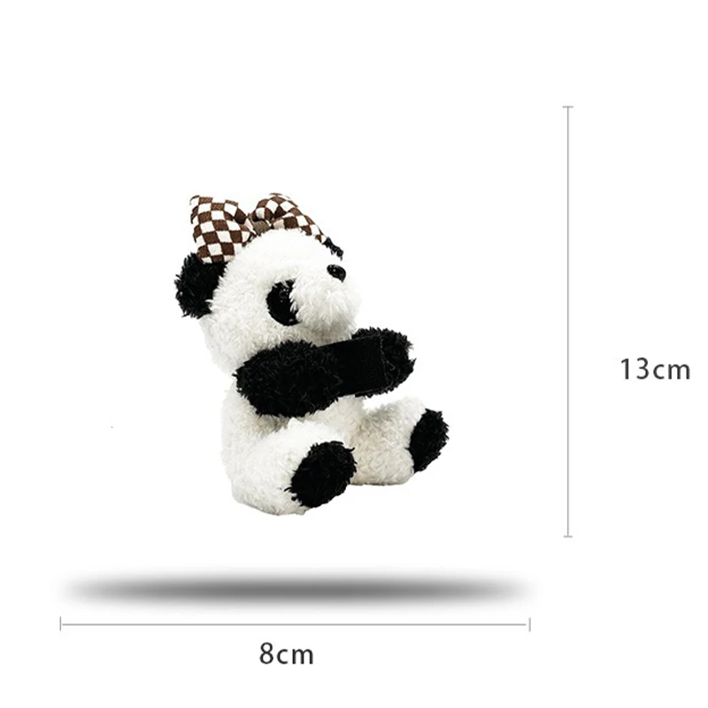 2025 New Car Accessory - Turn Signal Wiper Panda Doll Cute Gear Shift Decor for Women, Fun Car Interior Ornament image 5