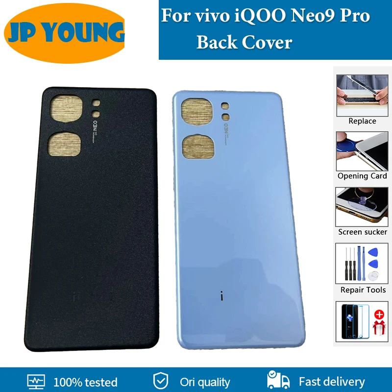 

Original Back Cover For vivo iQOO Neo9 Pro Back Battery Cover Rear Case Housing Door For iQOO Neo 9Pro Replacement Parts