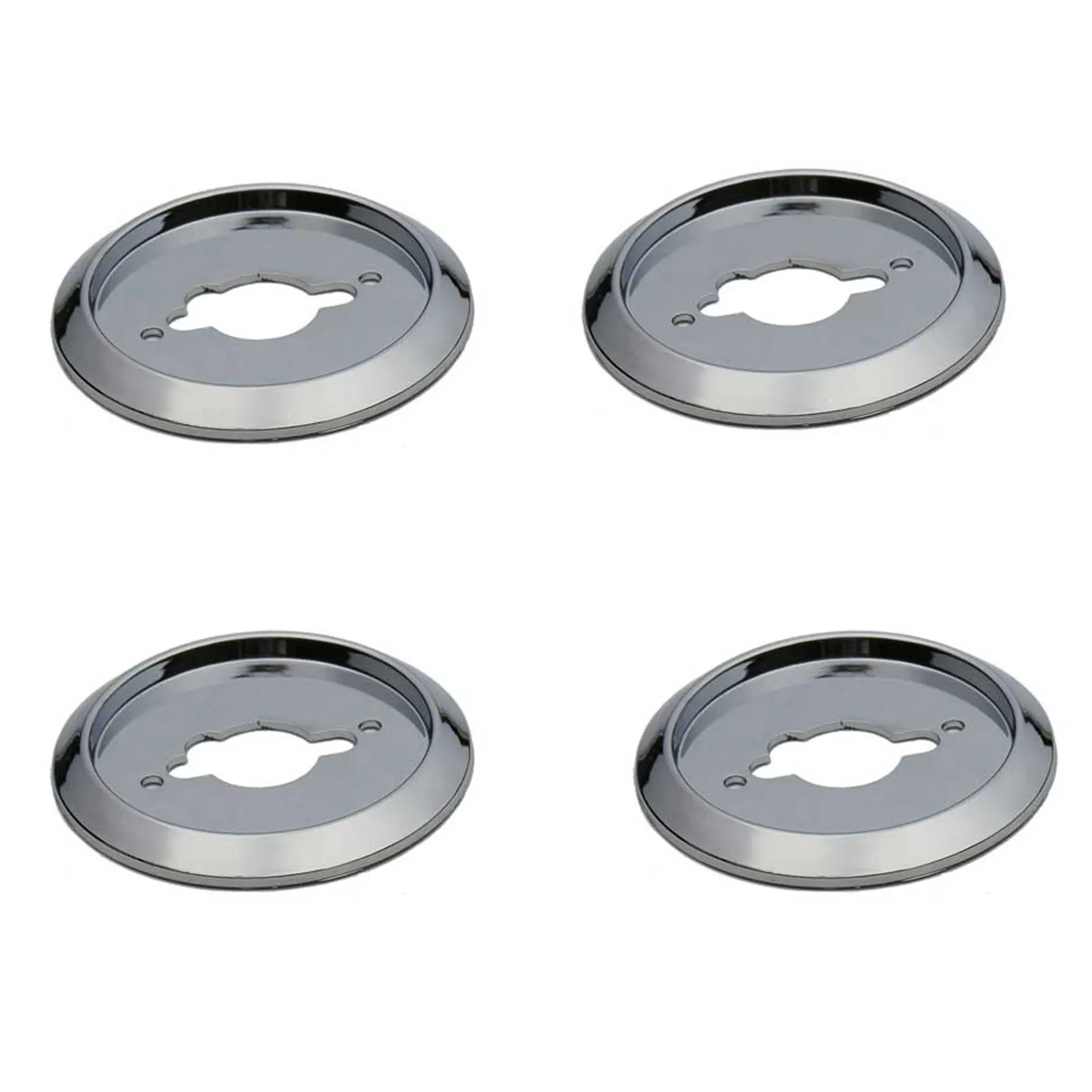 4pcs Gas Stove Switch Knob Base Gas Oven ABS Electroplating Knob Gas Grill Knob BBQ Control Knobs Base Rotating Switch Gas Base