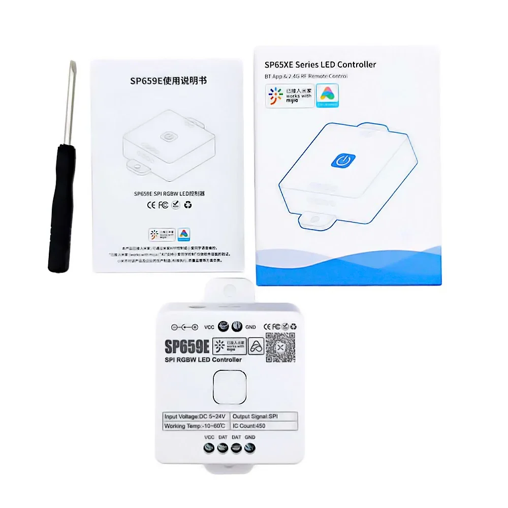 جهاز تحكم عن بعد يعمل باللمس 2.4G أو 86 صندوق تحكم عن بعد SP659E وحدة تحكم فانتوم RGBW تدعم وحدة التحكم الصوتي الذكية Mi Jia Xiao Ai #3