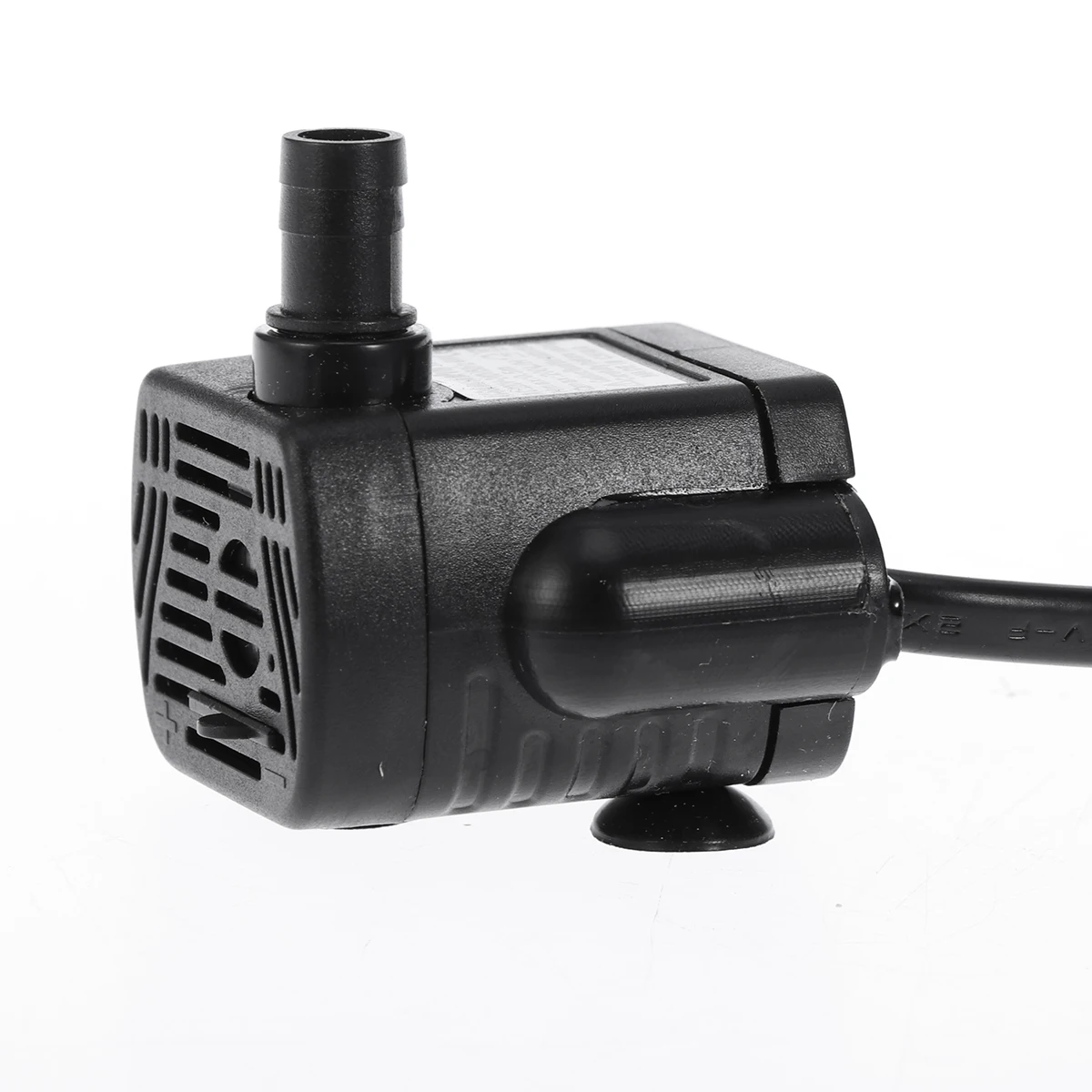 

220V-240V 220L/H Black Submersible Water Pump Aquarium Fish Tank Pond Adjustable Flow Small 0.65M Head 1.4M Cord 8.5Mm Outlet