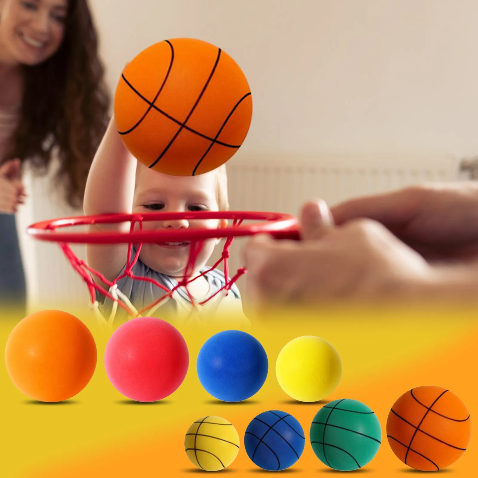 Size 3/5/7 Basketball For Indoor Training Silent Flocking Sports Ball, Pu Elastic Racket, Waterproof & No Residue Design