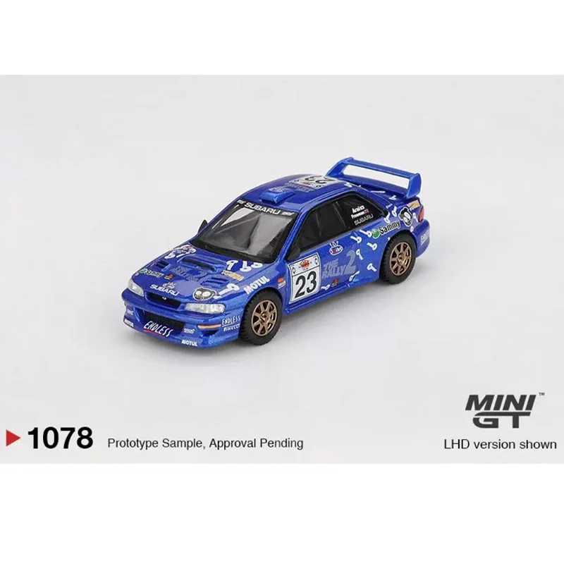 MINIGT1:64 Lamborghini Kontash Countach LB BMW Subaru modèle en alliage de course de rallye nouveau produit