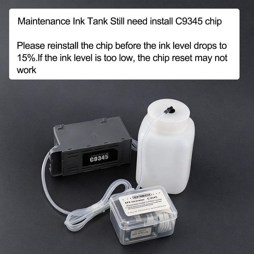 C9345 زجاجة حبر النفايات الخارجية مع إعادة تعيين خزان الصيانة لإبسون L8180 ET-5880 ET-5800 L18050 ET-8500 L8050 ET-8500 #2