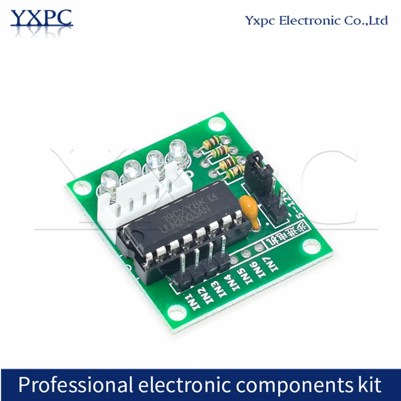 1pcs ULN2003 Five wire four phase/stepping motor drive board Test plate 5V positive and negative electrodes