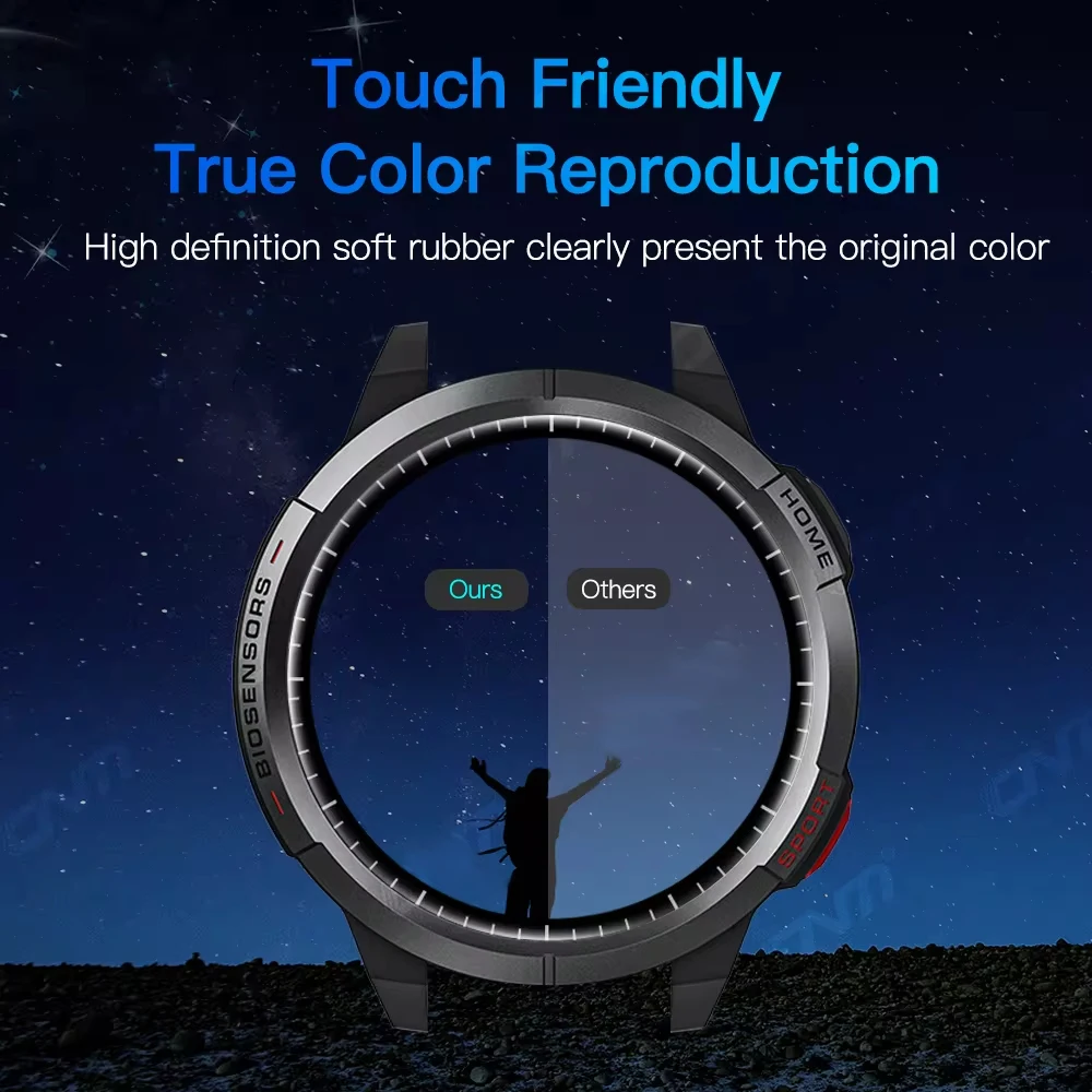 Screen Protector For Mibro Watch GS Full Coverage Films 3D Curved Soft Edge Clear Cover Protective Film Accessories For Mibro GS