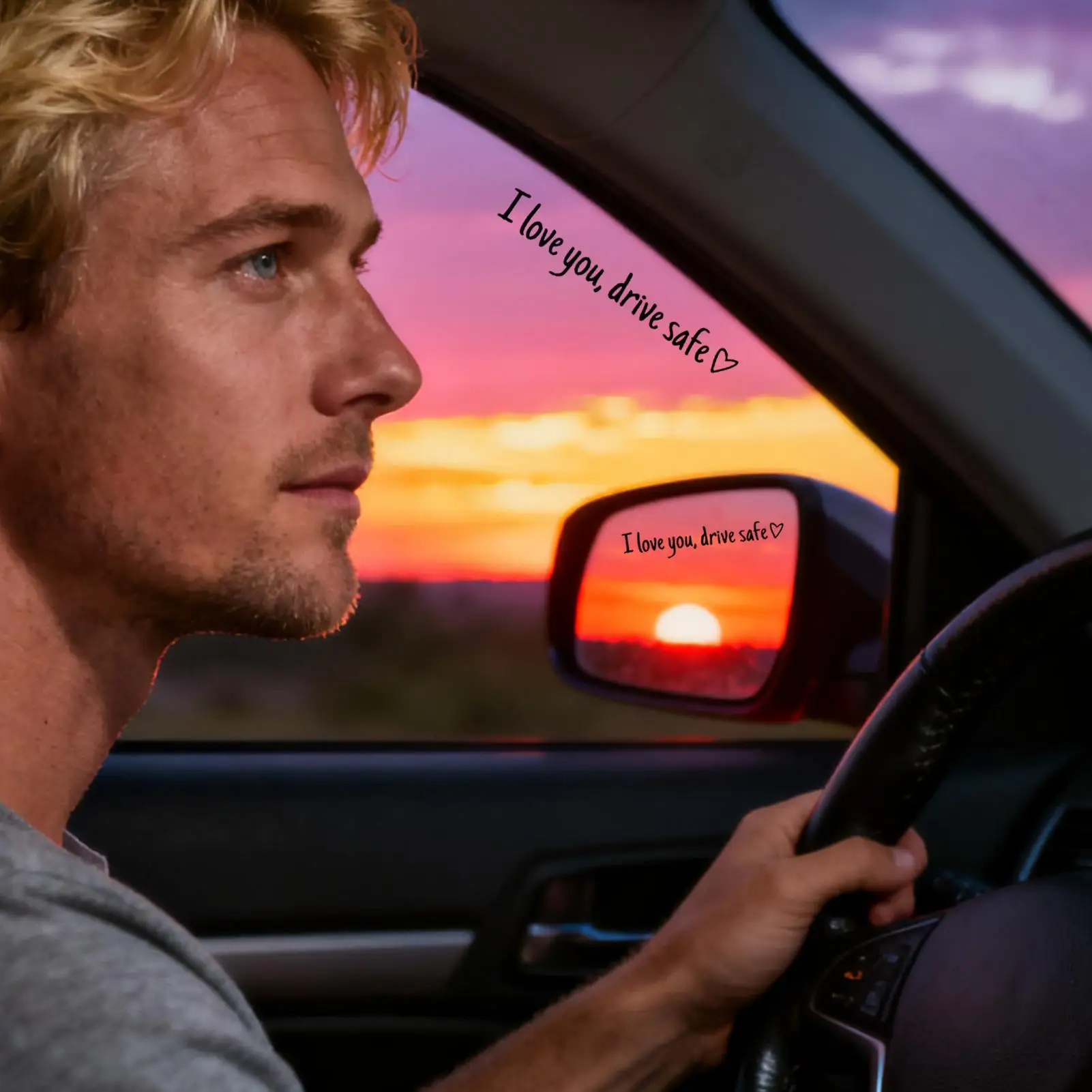 

Rearview Mirror Decal Waterproof Vehicle Accessories I Love You Car Windshield Mirror Sticker For Truck Auto Motorbike Sedan SUV