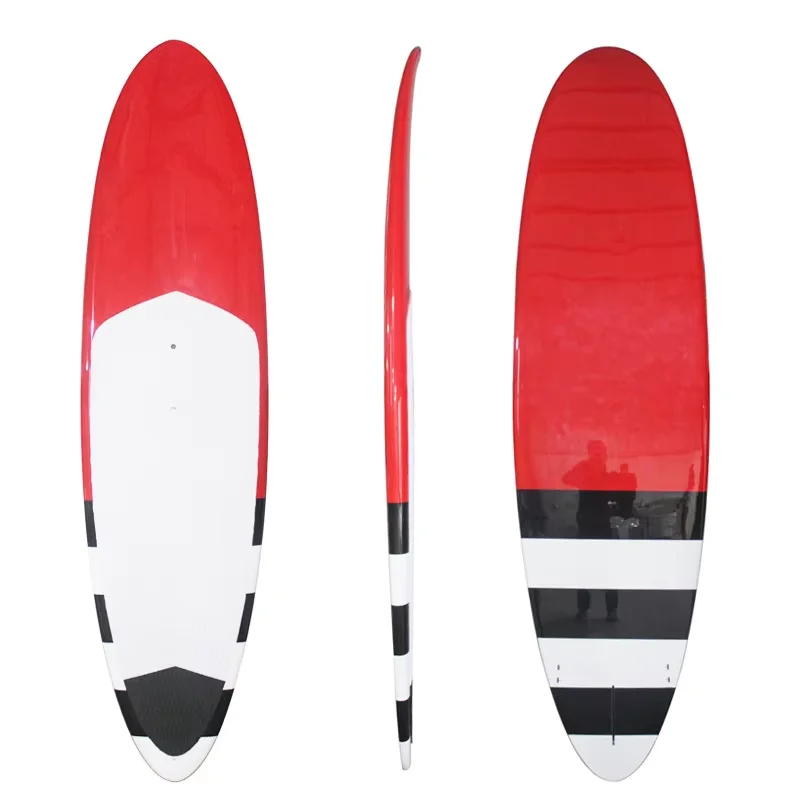 Prancha de surf personalizada Epoxy SUP Stand up Paddle Board com almofadas de tração