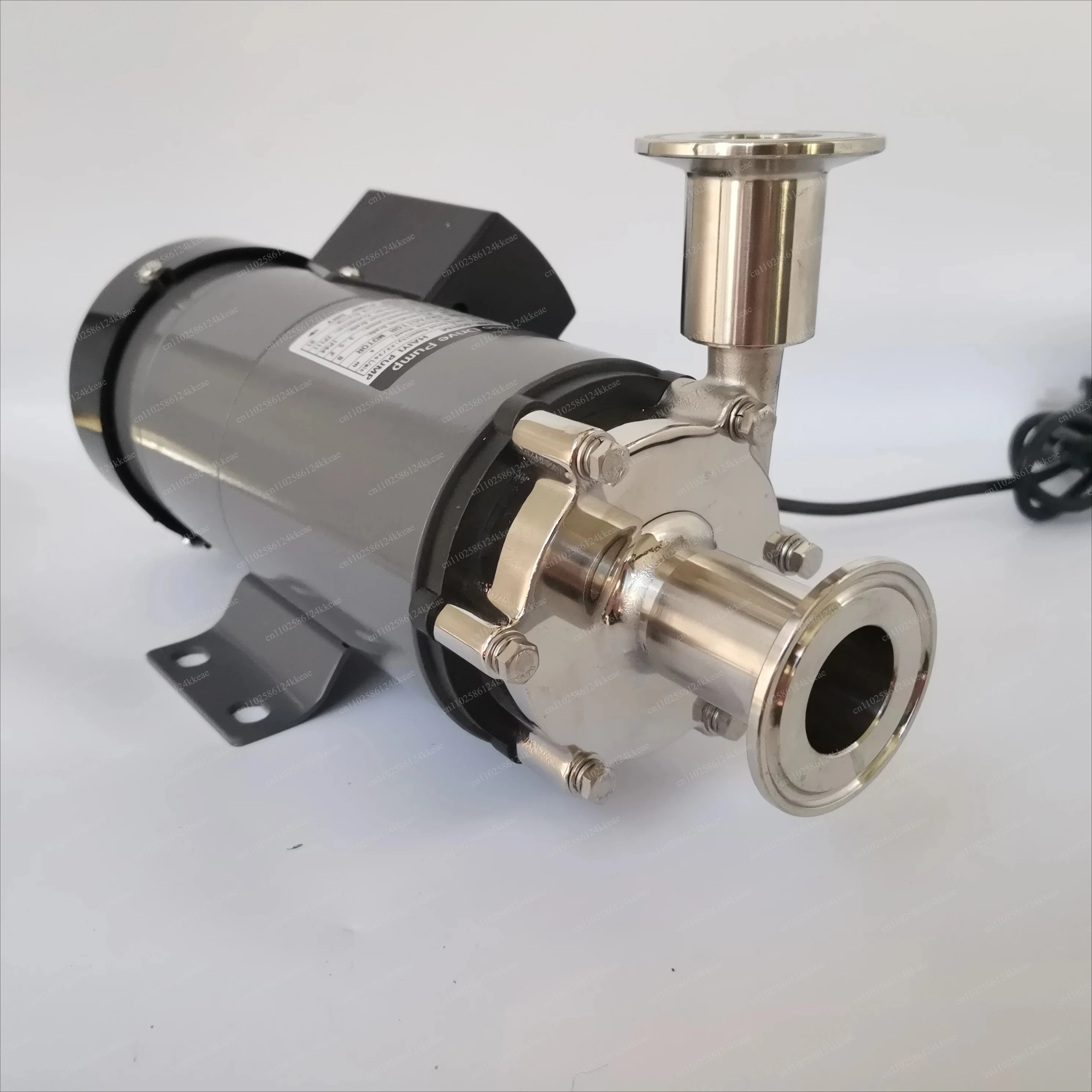 HIYIFLOW MP40RM Stain Steel Head With Clamp 50.5 High Temperature Food Grade Home Brew Beer Water Pump  22LPM AC220V AC110V
