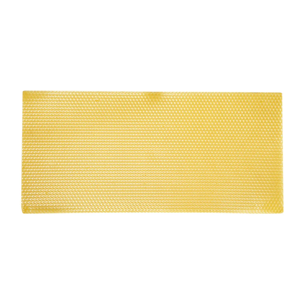 30PCS Honeycomb Foundation Bienenwachs Foundation Bienenzucht Box Foundation Bienenwachs Waben Blätter Imker Werkzeuge – Detail 3