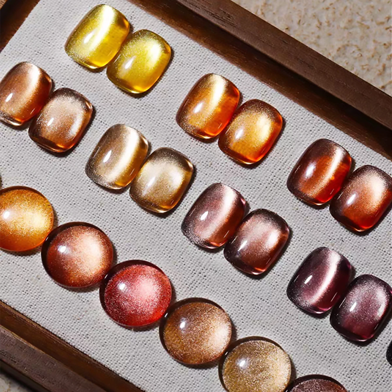 

1 шт. TC 2025 Новый осенне-зимний лак для ногтей Maillard Янтарный позолоченный глянцевый флэш-карамельный ирифейный гель-лак для ногтей «кошачий глаз»