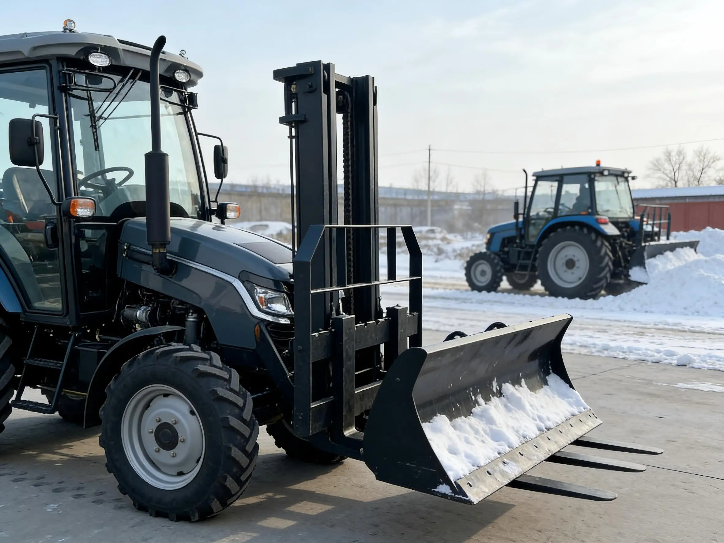 4x4 50-120 hp agricultural tractors for sale, CE certified, and compatible with various agricultural implements.