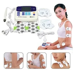 Professional XFT-320 Electrical Stimulator Massager Dual Tens Machine Digital Massage Full Body Relaxation Pain Relief Device