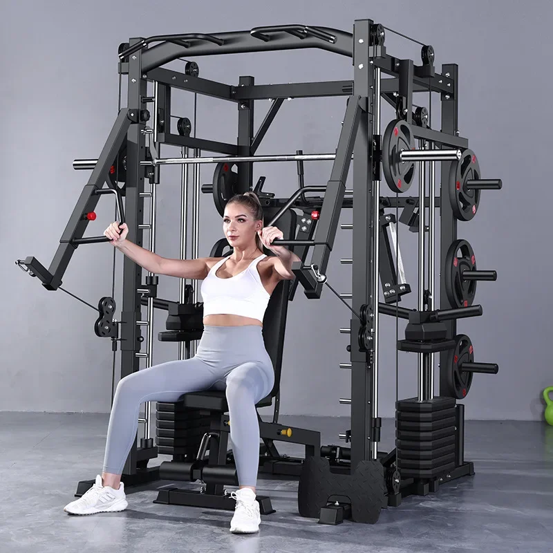 Equipment Multi-Function Station Multifunctional Counter-Balanced Smith Machine Functional Trainer Cable Multi-Function Station