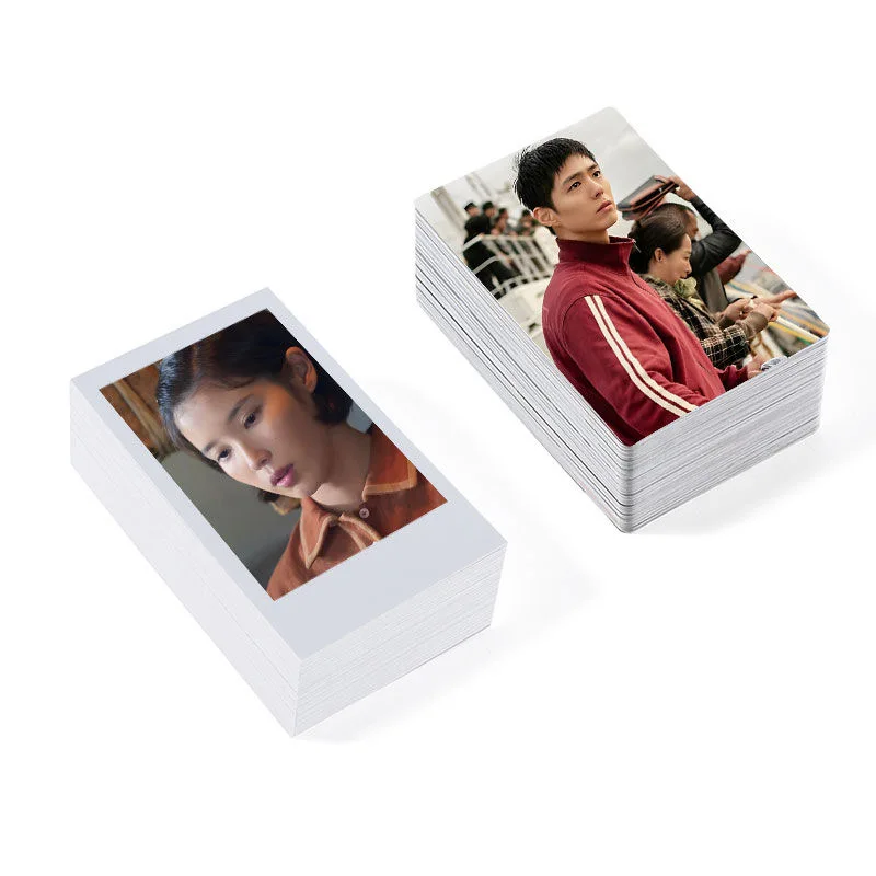 

100PC No Repeat Park Bo-gum IU Lee Ji Eun Lomo Card Pai Li De Korean TV When Life Gives You Tangerines Meal Bus Card Stickers