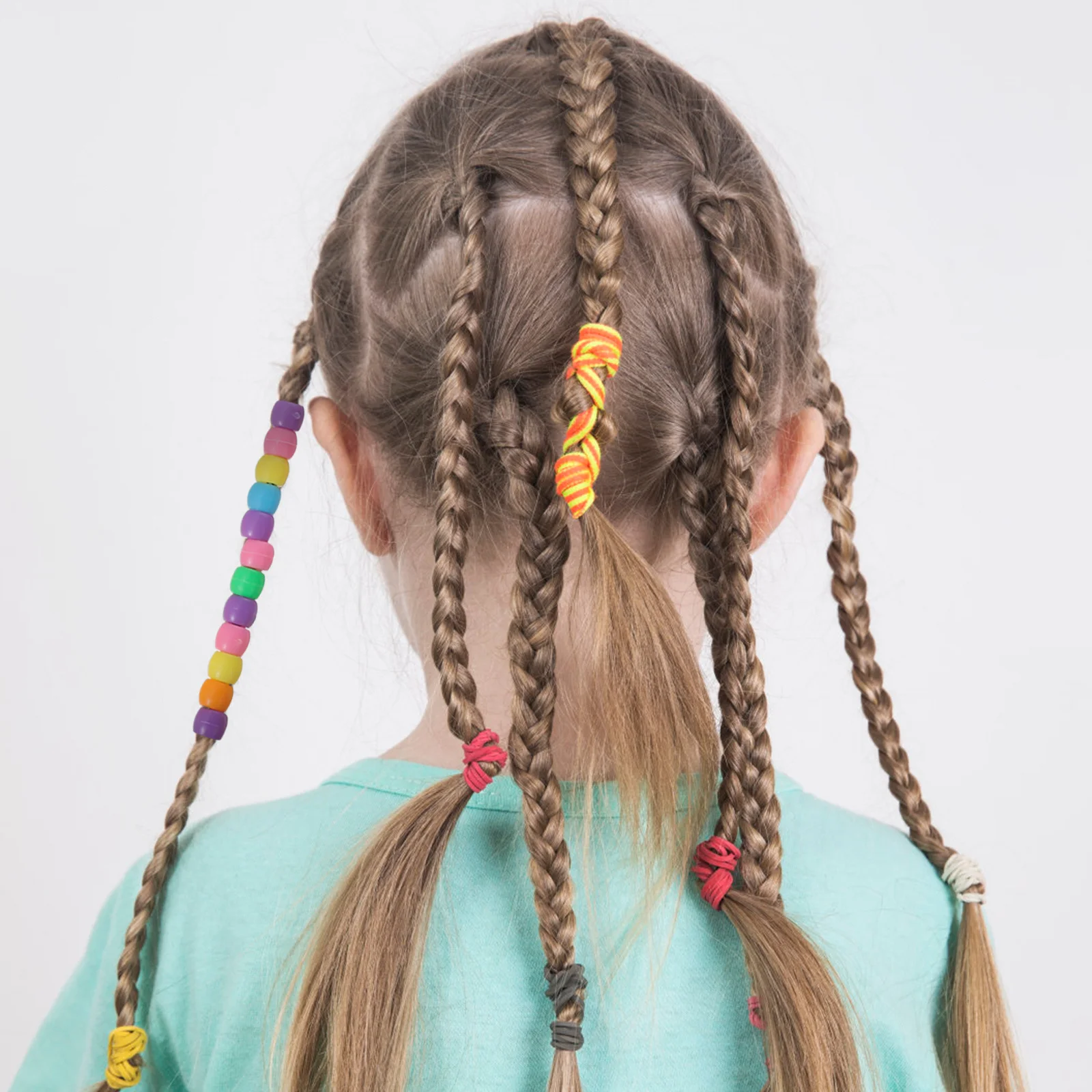 

18Pcs Heart Shape Hair Beaders Quick Ponytail Makers Styling Tools for Women Hair Braids Pull Through Tool