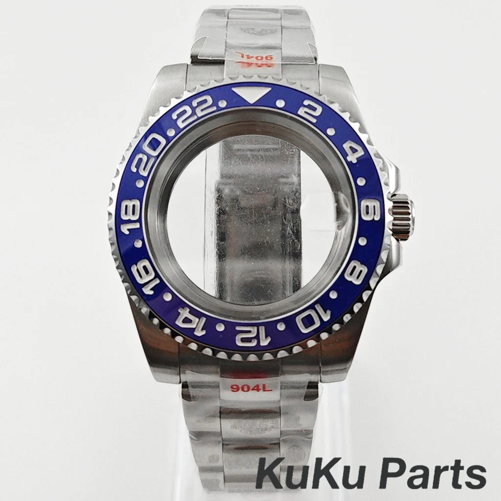 

Корпус для часов NH35 Mod 40MM GMT, водонепроницаемый, с сапфировым стеклом, для механизмов NH34, NH35, NH36, NH38, ETA 2824, с браслетом Oyster из матовой стали.
