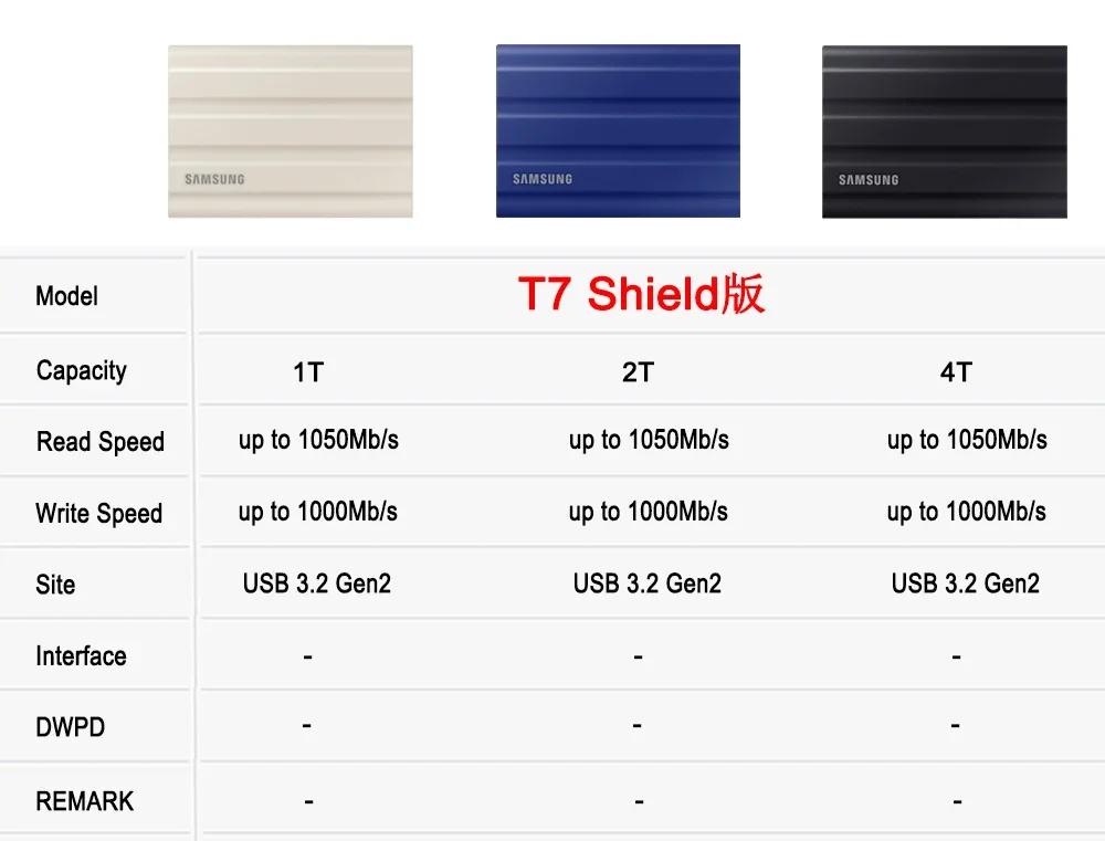 Samsung esterno HD portatile SSD 4TB Ssd 1TB dischi rigidi esterni 500GB USB 3.1 3.2 SSD esterno Pen Drive 2TB PSSD per Laptop