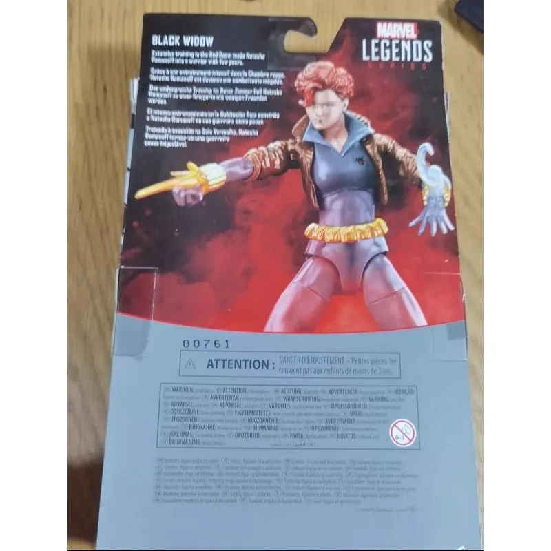 Nueva figura de acción original de Hasbro Marvel Legends Series BLACK WIDOW, modelo de juguete