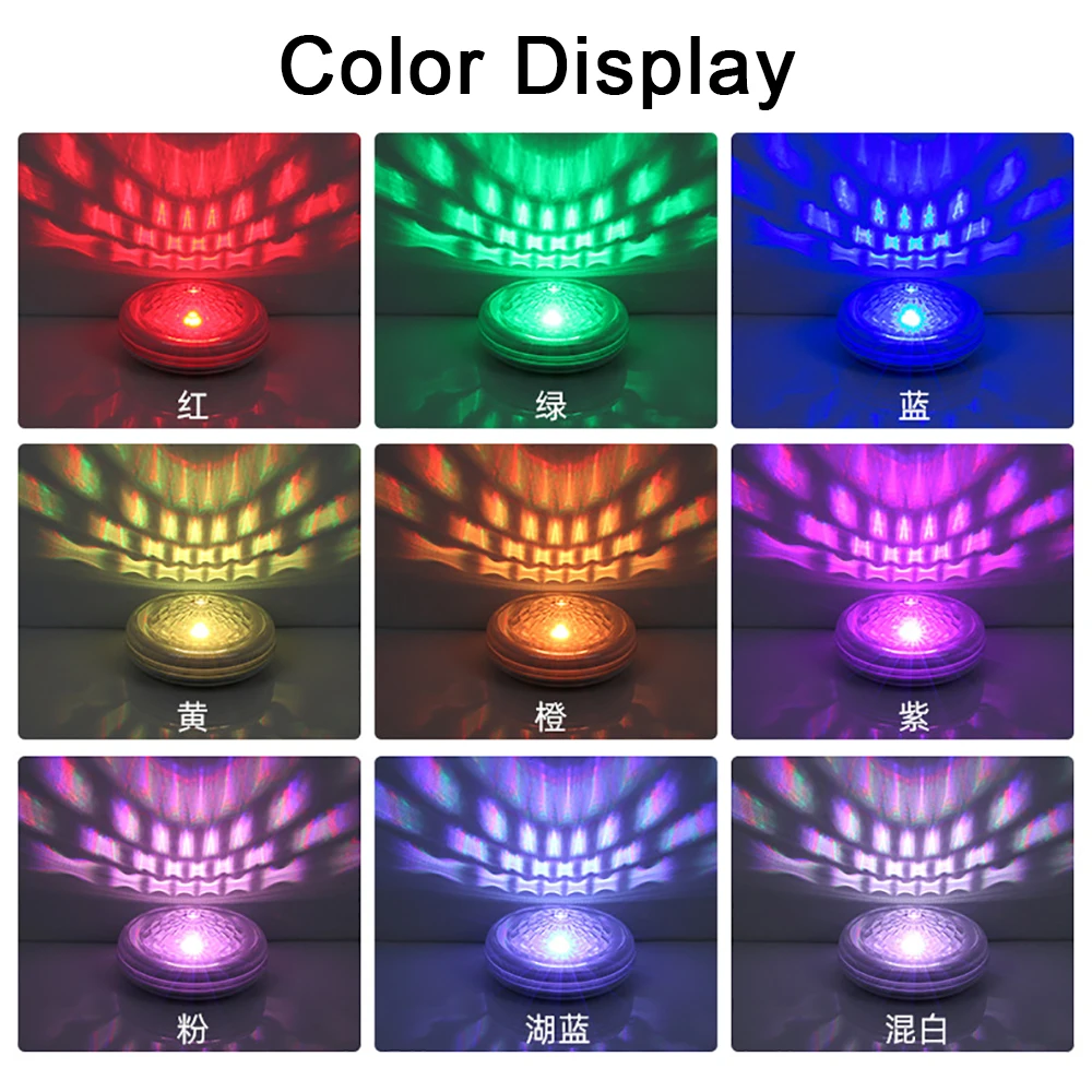2026 2PCs IP67 Solar Floating Light Pond Home Garden Outdoor Courtyard Ambient Light RGB Remote Control Solar Pool Light Hot