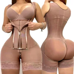 AfruliA Fajas Colombianas Girdles Shapewear Abdomen Control Body Shaper High Compression Waist Trainer Slimming Bodysuits Corset