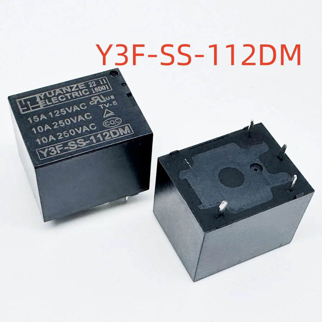 New Y3F-SS-112DM/124DM/105DM/109DM/118DM/112DMF (T73A-5V/9V/12V/18V/24V-10A) Relay 4pins