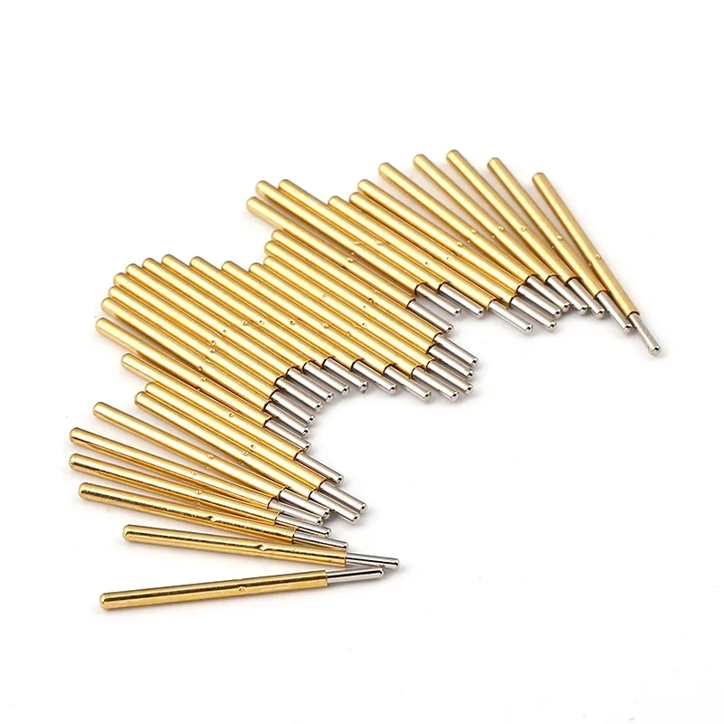 100PCS/Pack P160-J1 Small Round Head Spring Test Pin Outer Diameter 1.36mm Length 24.5mm PCB Pogo Pin