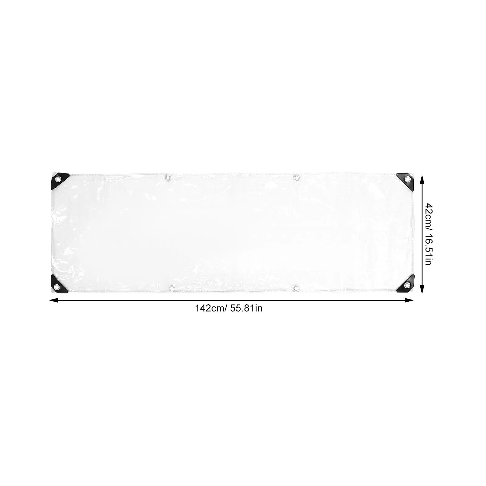 

1Set Outdoor Folding Transparent PVC Tent Tarp Weatherproof Clear Rain Shelter Garden Sunshade Wind Resistant Clear Tarp