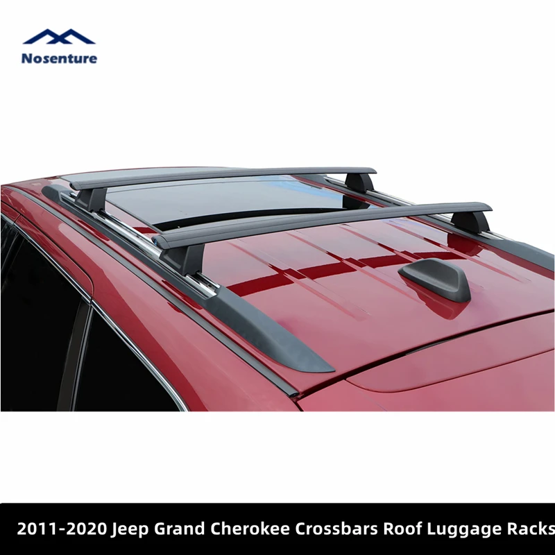 46 Inch 2011-2020 Jeep Grand Cherokee Crossbars Roof Luggage Racks High Grade Aluminum Load Capacity 150lbs