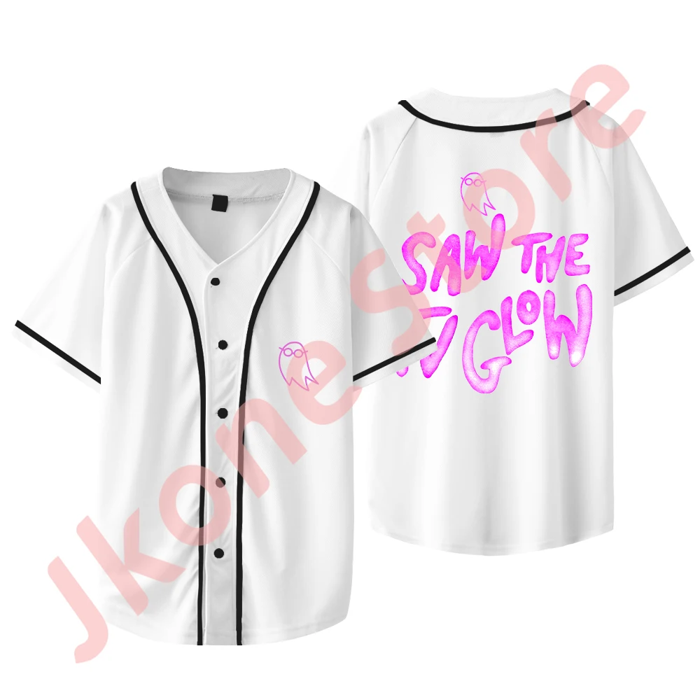 I Saw the TV Glow Ghost Logo Merch Baseball Jacket Summer Women Men Fashion Casual Short Sleeve Tee