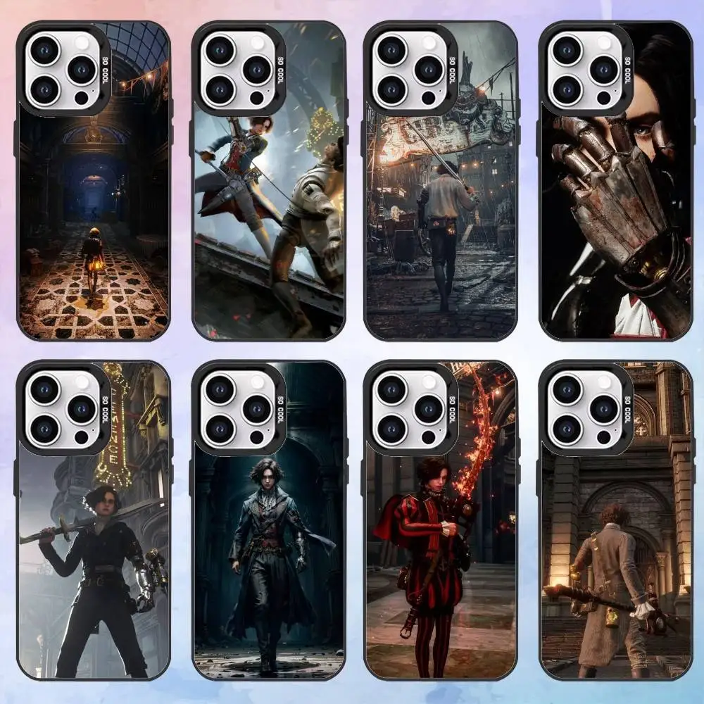 

L-Lies of P GAME Phone Case For iPhone17,16,15,14,13,12,11 Plus,Pro Max Black Candy Matte Shockproof Cover