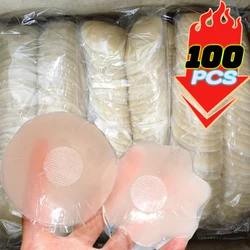 2-100PCS Women Breast Petals Lift Nipple Cover Invisible Petal Adhesive Strapless Backless Stick on Bra Silicone Breast Stickers