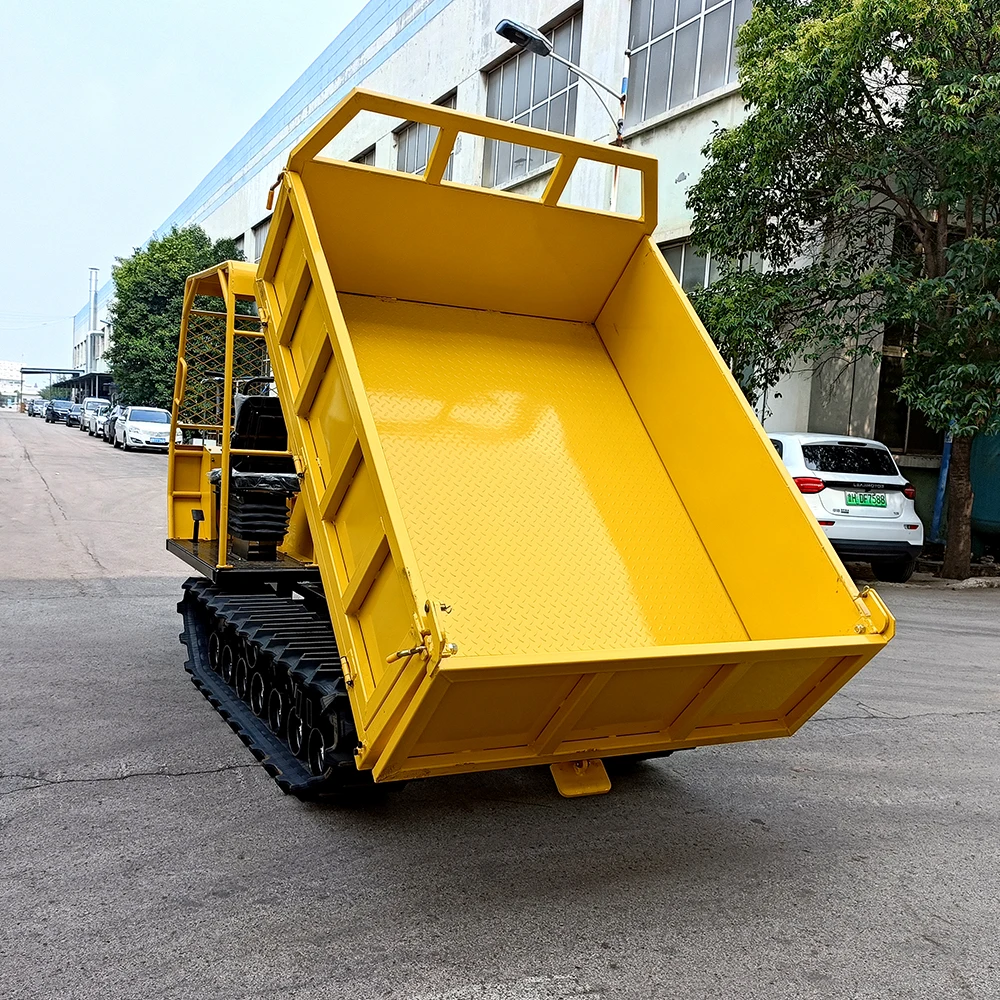 Chinesische Marke Raupenträger Rotary Tipping Mini Track Loader Crawler Dump Mini Dumper