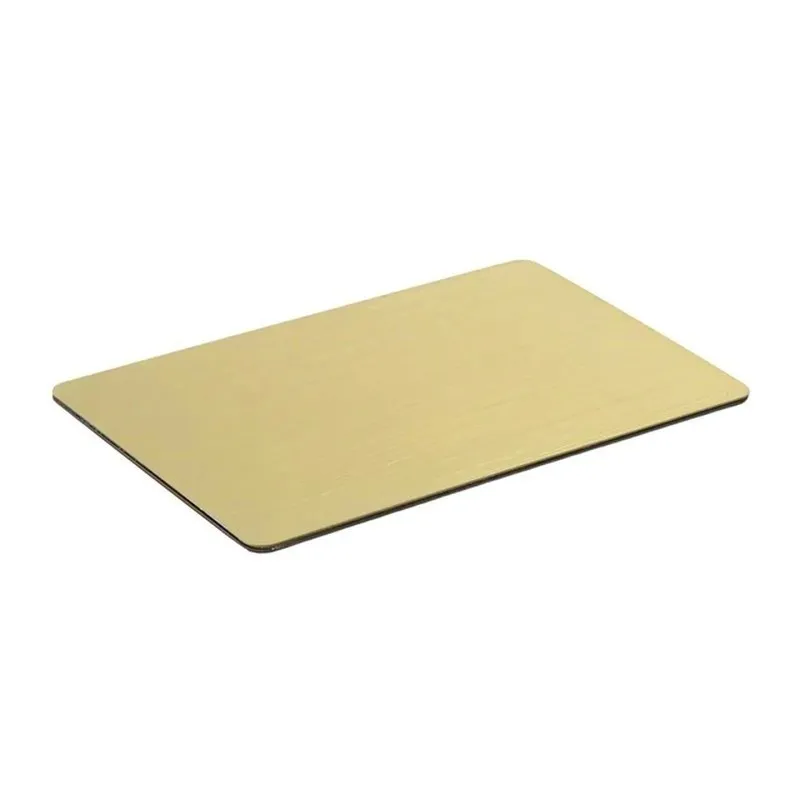

79pcs Gold Matte Portable Metal Card Laser Marking Creation Plate Thin Aluminum Sheet for DIY Handmade Craft Practice Use