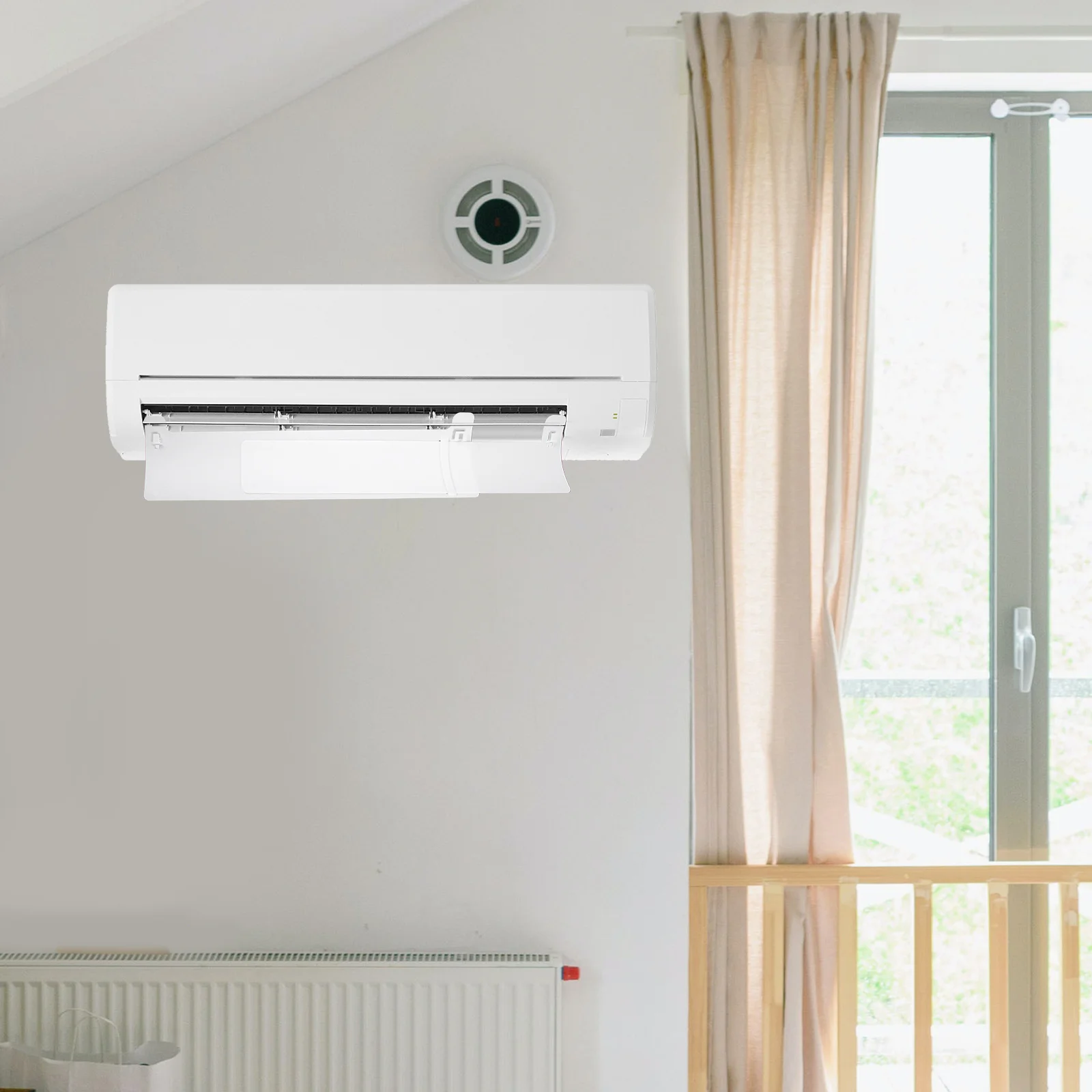 

Plastic Air Conditioner Deflector Cooling Heating Year Round Furniture Protection Easy Install Angle
