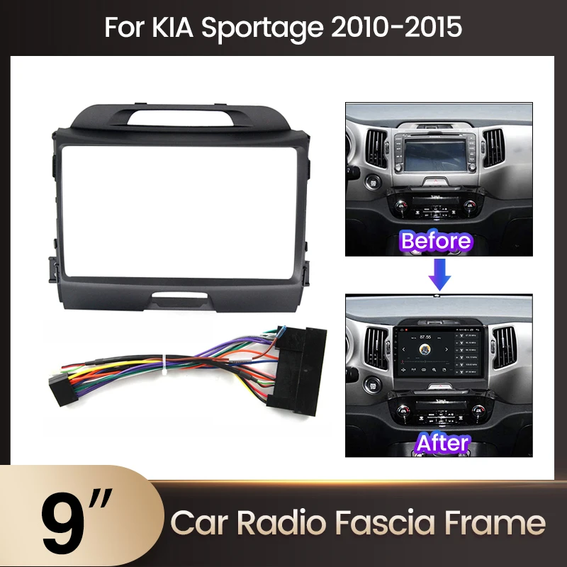 Android Car Multimedia Radio Stereo Mounting Frame For KIA Sportage 3 2010-2016 Original car CD instrument panel accessories