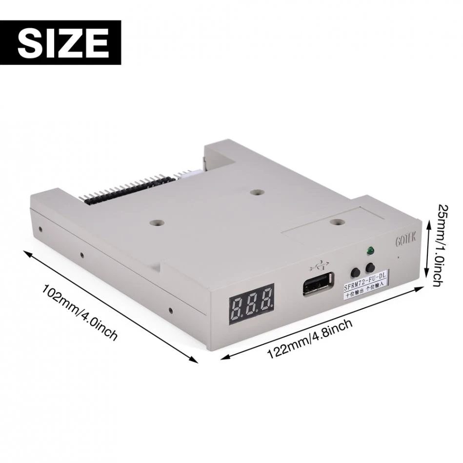 ممتاز! محاكي محرك الأقراص المرنة USB Sfrm72-Fu-Dl لياماها كورج رولاند 720 كيلو بايت محرك الأجهزة الكهربائية المرنة