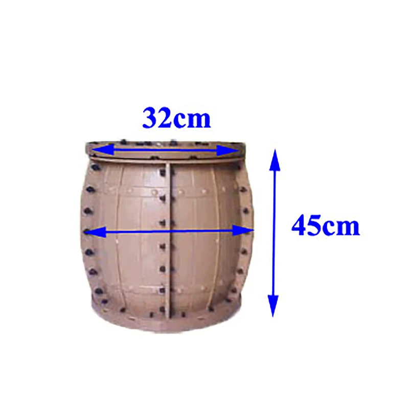 Wood Xexture betonowa doniczka plastikowa forma ogrodowa na sprzedaż Model mały