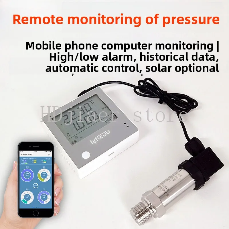 

WiFi Wireless Remote Monitoring Pressure Gauge - Air Pressure and Water Pressure Intelligent Sensing Transmitter