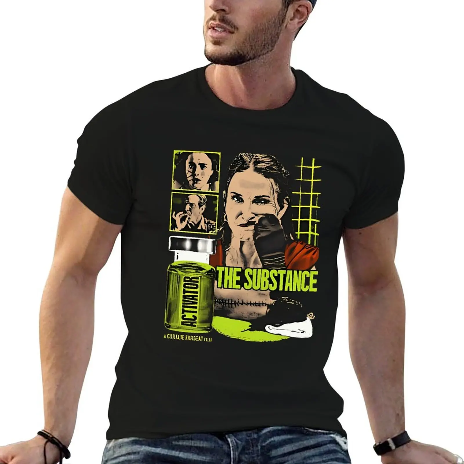 

The Substance T-Shirt mens graphic t shirts man t shirts cotton T-Shirt