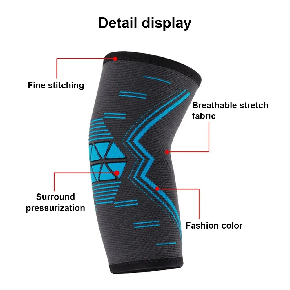 Arm Sleeve Elbow Compression Sleeve Forearm Pain Relief for Tendonitis Tennis Golfers Arthritis Workout Weight Lifting 1PC