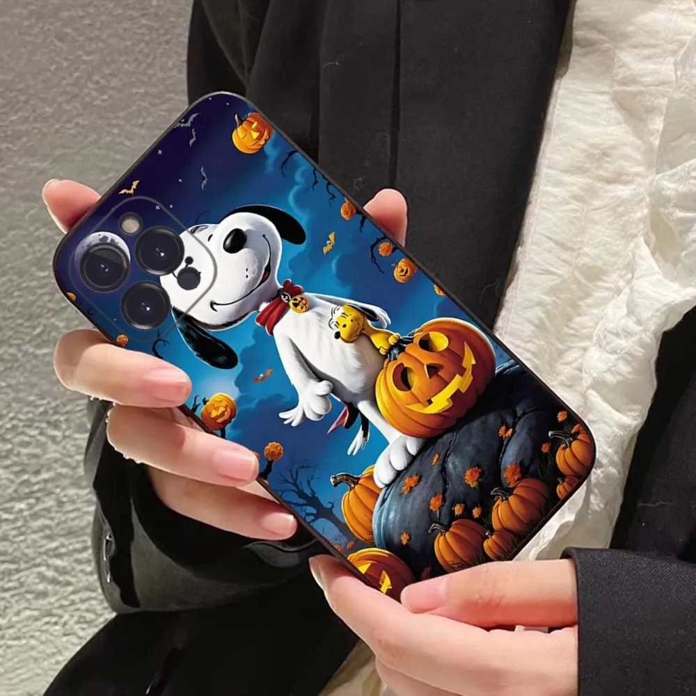 Классический чехол для телефона Comic S-Snoopy для iPhone 16, 15, 8, 7, 6, 6S Plus X SE XR XS 14 11 12 13 Mini Pro Max Mobile Case