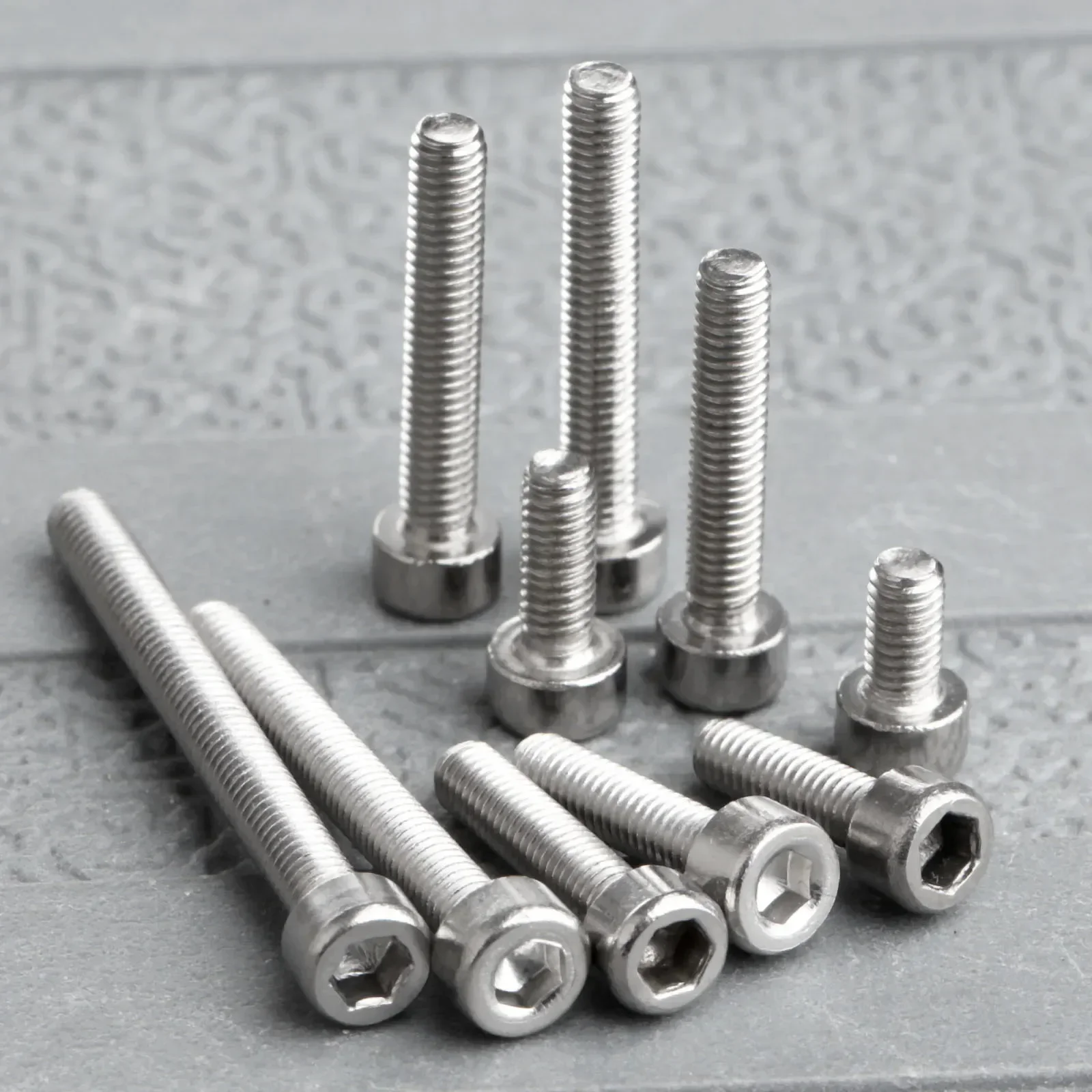 50Pcs Stainless Steel M3 Screws Allen Hex Socket Head Wood Screw Bolt Fastener M3*6/8/10/12/14mm/16mm/18mm/20mm/25mm/30mm