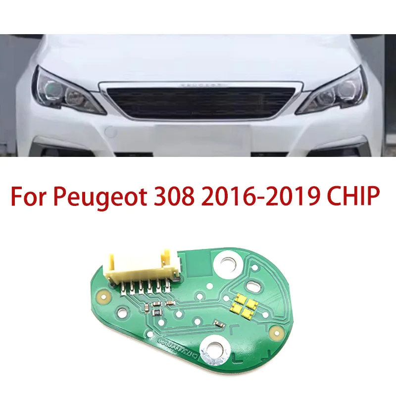 

Car Headlights DRL Chip Ballast chip White Light Angel Eyes Daytime running Circuit Board Light Chip For Peugeot 308 2016-2019
