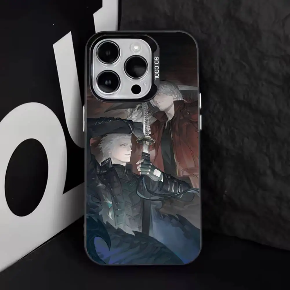 حافظة هاتف ألعاب D-Dante D-DMC2 لهواتف iPhone 17,16,15,14,13,12,11,Pro,Max,Plus,E,Air,Mini Black Tpu