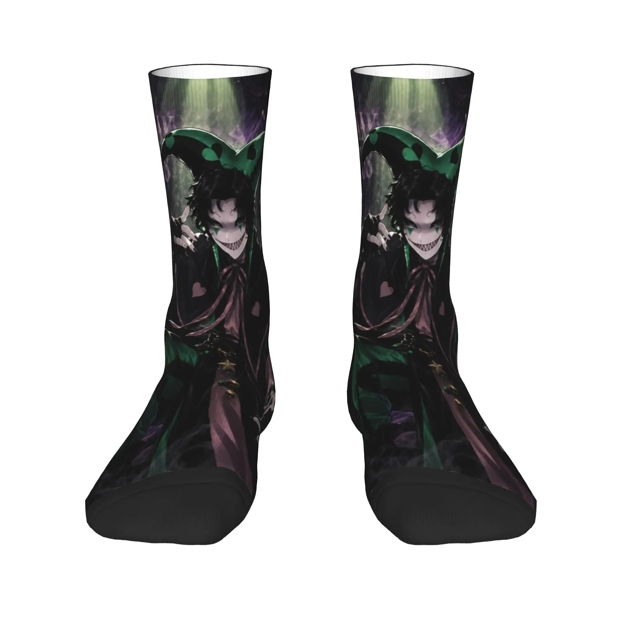 Freak Circus Joker Pair Stockings  Design Funny Socks Autumn Anti Sweat Socks Adults Men Outdoor Sports Breathable Socks
