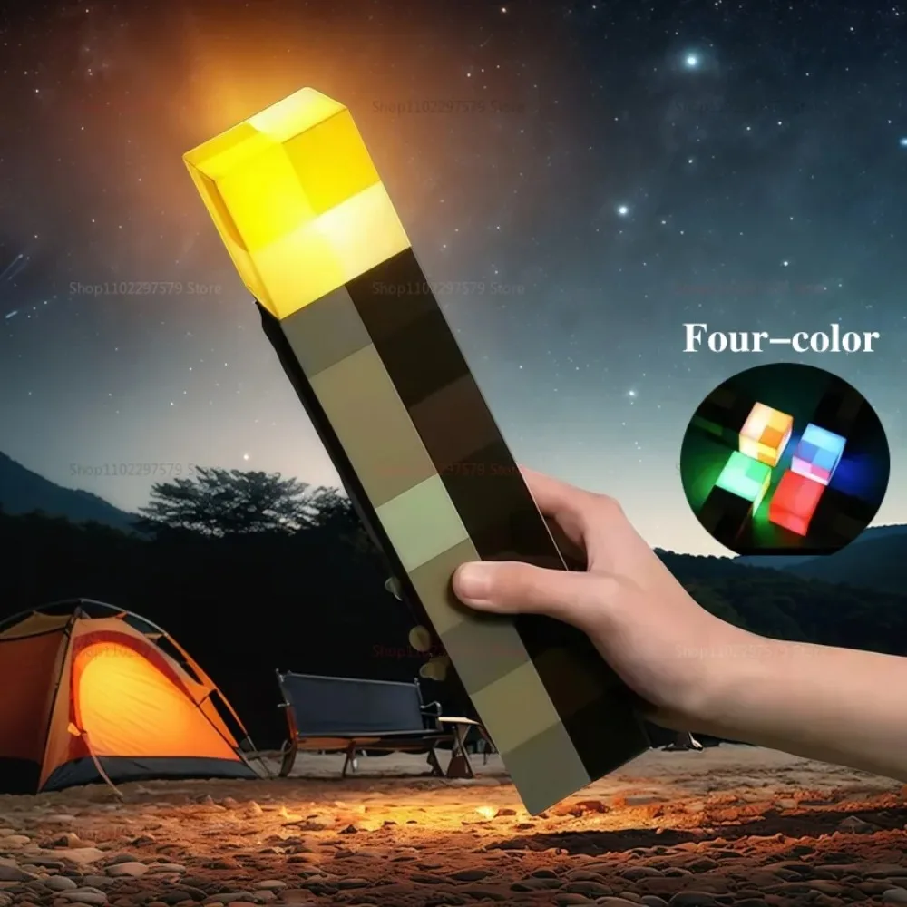 

NEW Torches Flashlight LED Night Light Four-color Rechargeable Bedroom And Living Decorative Light With Buckle Children's Gifts
