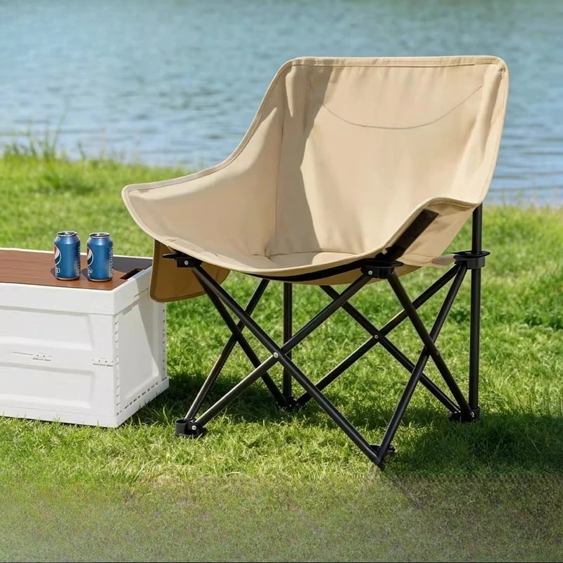 

Fishing Outdoor Camping Chair Portable Foldable Beach Camping Chair Equipment Backrest Muebles De Campamento Camping Furniture